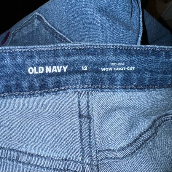 Old Navy midrise WOW boot cut jeans women’s size 12 - Picture 3 of 3